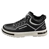 Beudylihy Zapatillas deportivas para hombre Zapatillas de correr cómodas zapatillas de correr impermeables transpirables zapatos de trabajo tridimensionales antibacterianos absorbentes expulsa la