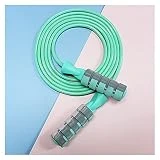 Cuerda Saltar Cuerda omitiéndose la cuerda antideslizante antideslizante de la cuerda de la cuerda de la cuerda de la cuerda Macarrón Salto de Roper para niños adultos Portátil Equipo de fitness