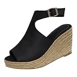 DRALOFAO Calzado Informal Mujer alpargatas niña sandalias planas mujer verano 2023 Deportivos Calzado Ortopedicas Sandalias de Diamante Antideslizantes Ligera y Transpirable Sandals Hebilla Slides