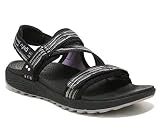 Ryka Kona Trek Sandalia deportiva de senderismo para mujer, Negro -, 38.5 EU