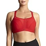 Panache 5021 Sujetadores-Deportivos, Rojo Fiery, 105E para Mujer