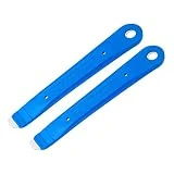 TISEKER Herramienta cardada de palanca de neumáticos con núcleo de acero, herramienta de palanca de neumáticos reforzada de metal para reparación de neumáticos de bicicleta
