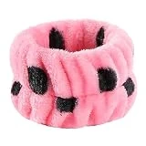 Muñequeras de microfibra absorbente toalla de muñecas para lavar la cara para mujeres y niñas evita que el líquido se derrame muñecas, banda de lavado, puños para lavar la cara, toalla de microfibra
