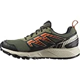 SALOMON Wander Gore-Tex, Zapatillas de Trail Running Hombre, Multicolor Deep Lichen Green Rainy Day Scarlet Ibis, 43 1/3 EU