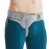 HEERTEEAJ Cinturón para hernia inguinal I Para lado derecho e izquierdo I Cinturón para hernia I Cinturón postoperatorio para hernia inguinal para hombres | Elasticidad ajustable