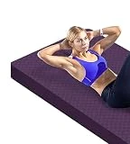 LaiEr Esterilla de Ejercicio Grande Antideslizante Extra 20mm Gruesa y Ancha con Bolsa de Transporte para Todo Tipo de Yoga, Pilates para Entrenamiento en Casa (183X80cmX20mm)