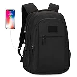 HUNTVP 35L Mochila Táctica 1000D Nylon Militar Laptop Mochila MOLLE Mochila de Escalada Impermeable para Hombres Viajes Al Aire Libre Senderismo Camping Trekking,Negro
