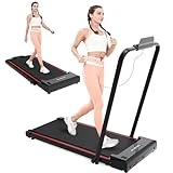 CITYSPORTS Cinta de Correr, Cinta de Correr Plegable eléctrica, Velocidad máxima 12km/h, con Mando a Distancia para Ajustar la Velocidad libremente, con Pantalla led(Sin Escritorio)