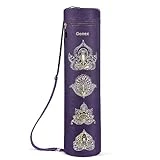 Gonex Bolsa para Colchoneta de Yoga, Funda Esterilla Yoga Ejercicios Fitness Duradera Tela Oxford Impermeable con 2 Bolsillos de Carga, Correa de Hombro Ajustable Extra Ancha Portátil