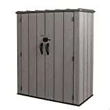 LIFETIME 60209 - Armario exterior ultrarresistente lifetime, Color Marrón, 136x70x172 cm uv100