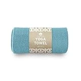 Lotuscrafts Toalla Yoga Antideslizante Grip - Antideslizante y de Secado Rápido - Manta Yoga Antideslizante - Toalla Microfibra Deporte - Toalla de Yoga para Hot Yoga [183 x 61 cm]