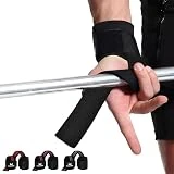 MERCURYAL Straps Gym con Muñequera para Levantamiento de Pesas y Powerlifting - Muñequeras Gym - Lifting Straps - Correas de Agarre - Agarraderas de Gimnasio para Peso Muerto (Negro)