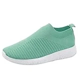 riou Zapatillas Depotivas para Mujer Sneakers Malla Correr Gimnasio Casual Zapatos Ligero Aire Libre y Deporte Transpirables Zapatillas Zapatos de Trabajo Moda Walking Sneakers