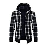 Chaqueta con capucha para hombre, chaqueta de forro polar, chaqueta de entretiempo, chaqueta de otoño, chaqueta para exteriores, informal, cómoda, chaqueta softshell con cremallera, capucha, gris, M