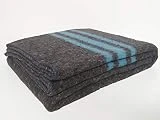 Mantas gruesas para Mudanzas o transporte de muebles, medida 140x200 Fabricadas en España. Para almacenar muebles  o articulos personales en guardamuebles o trasteros. 1 Manta, color Azul