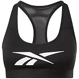 Reebok Lux Vector Racer Bra, Sujetador Deportivo Mujer, Negro (Black), L