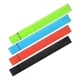 Jenbnoau 4 Piezas de Correa de Repuesto para Monitor de Frecuencia CardíAca Correa de Repuesto Ajustable para Brazalete de 14,2 Pulgadas