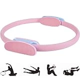 GaRcan Anillo de Pilates Anillo de Pilates tonificador Doble Agarre Suave Ejercicio físico Ejercicio Círculo Esculpir Fuerza y Flexibilidad para tonificar Todo el Cuerpo, Yo