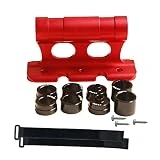 chiwanji Soporte de Horquilla para Bloque de Bicicleta, portabicicletas de Techo con adaptadores, Soporte de Techo de Coche de Bicicleta, Soporte de Bicicleta, Rojo