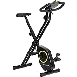 SportPlus | Modelo 2022 | X-Bike Bicicleta Plegable para casa, con 8 Niveles de Resistencia, Pantalla con Soporte para Tablet y móvil, Compatible con Aplicaciones, hasta 110 kg.