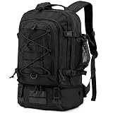 Mardingtop 28L Mochila Militar Táctical Bolsa de Asalto Molle Mochila moto Mochilas de Senderismo Unisex para Acampada, Caza, Aire Libre Ciclismo y más Negro