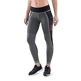 HOKO - Malla Larga de Compresión Uniforme NIKU para Mujer | Compresión Uniforme en Glúteos y Muslos | Mallas para Running, Gimnasio o Deporte | 2 Bolsillos | Sujeción y Estilo | Color Plomo, Talla L