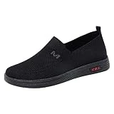 Zapatillas de correr para hombre, zapatos de trabajo, zapatillas informales, impermeables, antideslizantes, para caminar, caminar, caminar, caminar, etc, Negro , 42 EU
