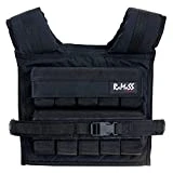 RAMASS Fitness Chaleco Lastrado 20 kg, peso de hierro extraíble, perfecto para calistenia, entrenamiento de fuerza, entrenamiento de calle, equipo para hombres y mujeres
