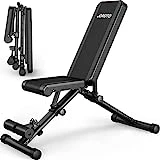JOROTO MD35 Banco de Pesas Ajustable - Bancos de Entrenamiento de Fuerza de Carga de 318 KG para Banco de Pesas Plegable de Cuerpo Completo en Casa (con Ajuste Rápido de Bloqueo Automático)