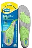 Scholl GelActiv Sport, Plantillas de Hombre en Gel para Deportivas, Running y Todo Tipo de Deportes, Comodidad Superior, Pack 2 Plantillas, Talla 40-46,5