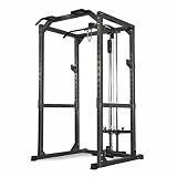 Titanium Strength Completo Jaula de Potencia de Heavy Duty con Accesorio Lat