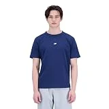 New Balance Athletics Graphics Tee, camiseta, azul marino, S