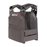 TRAINLIKEFIGHT MEV Entry Vest - Chaleco Lastrado Ajustable para Entrenamiento, Cross Training, calistenia o Fitness (Apto para Placas lastradas) - Wolfgrey/Gris