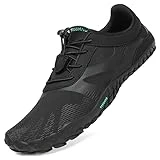 Zapatillas de Trail Running Minimalistas Hombre Barefoot Respirable Secado rápido Hombres Zapatos de Agua Deportes Acuáticos Escarpines Negro 42