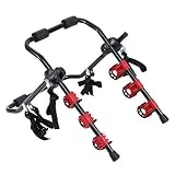 Honhill Portabicicletas Trasero Portón Plegable para 3 Bicis Soporte Bicicletas Universal Porta Bicicletas para Coches Carga 60kg
