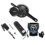 BAFANG BBSHD 1000W Mid Drive Electric Bike Motor Ebike Kits de conversión Pantalla LCD con batería de Litio