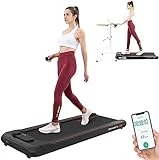 CITYSPORTS Cinta de Correr,1-6 km/h, con aplicación, Control Remoto y Pantalla LED (Black)