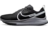 NIKE React Pegasus Trail 4, Zapatillas Hombre, Black Aura Dark Grey Wolf Grey, 44 EU