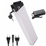 FREEDOH Batería de Iones de Litio para Bicicleta eléctrica, batería de Iones de Litio de 48V, 10,4Ah, 12,8Ah, 14Ah, batería de Bicicleta eléctrica Plegable con Cargador,48v,10.4ah