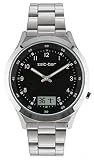Zeit-Bar Reloj de pulsera inalámbrico para hombre, con fecha y segundo, Pulsera