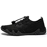 IQYU Zapatillas deportivas para hombre, zapatillas deportivas de gimnasio, calle, malla transpirable, antideslizantes, para exteriores, con cordones, verano y otoño, zapatillas deportivas para hombre,