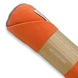 Yogabum Grip Dot - Toallas para esterilla de yoga | Antideslizante | Toalla de yoga ecológica (Tangerina)