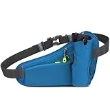 Riñoneras de correda,Cinturón Deportiva Guarda Llaves Impermeable con Porta Botella,Agua Running Belt Reflectante Accesorios Running de Hombre Mujer con Cierre Cremallera para Móvil Celular Tarjeta