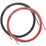 Juego De 2 Cables De Repuesto Primafit Pro Speed Jump Rope Para Crossfit, Fitness Y Boxeo, Alambre De Acero Con Revestimiento De PVC, 3 Mm De Diámetro, 3 M De Longitud,Compatibles Con Otras Marcas