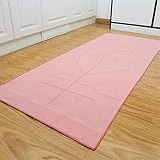 Morbuy Toalla de Yoga Antideslizante Toalla, Esterilla de Yoga para Viajes Plegable Secado para Caliente Yoga Toalla Microfibra Antideslizante (185x63cm,Rosa Cereza)