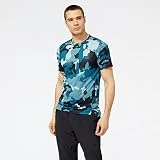 New Balance Printed Accelerate Camisa de Manga Corta, Hombre