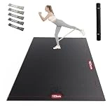 HAPBEAR Esterilla Deporte Grande-183×122cm×8mm, Esterilla Yoga para Ejercicio en Casa, Pilates, Gym