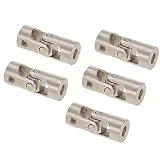 HUIOP uds. De Acero Inoxidable de 4 a 4mm, acoplamientos cardán de Junta Universal de Metal Completo para Coche y Barco RC D90 SCX10,Cargador inalámbrico para