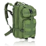 VECOEL mochila militar 25l, ideal para todo tipo de actividades, senderismo, gimnasio, equipaje vacaciones e incluso por sus medidas es perfecta para la cabina de un avión como equipaje de mano.