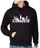 the Fan Tee Sudadera de Hombre Crossfit Deporte Gimnasio Gym Pesas 002 3XL